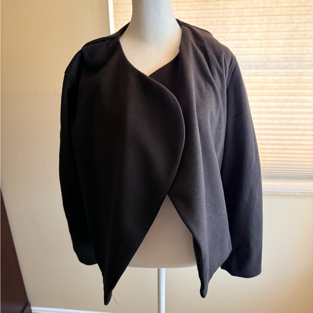 H&M Black Open Front Jacket